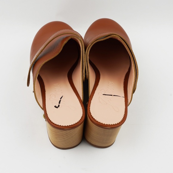 J. Crew Brown Leather Clogs - Picture 6 of 7